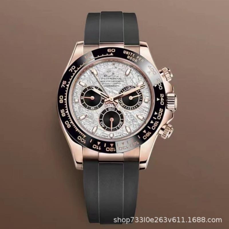 Montre Daytona Di Panda Bleu Glace Homme Montre Mécanique Entièrement Automatique Trois Compteurs Six Aiguilles Multifonctionnel Danny Road Chronographe