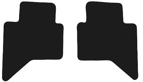 Rear Floor Mats For Isuzu D-Max Ii Pickup 2011