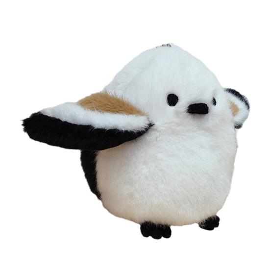 Schattige Vogel Pluche Hanger Zacht Knuffeldier Papegaai Wilde Eend Sleutelhanger Pluche Rugzak Accessoire Cadeau voor Kinderen Vogel Liefhebbers