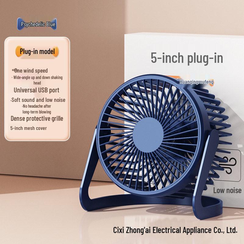 Portable USB Mini Desktop Fan for Office and Dorm