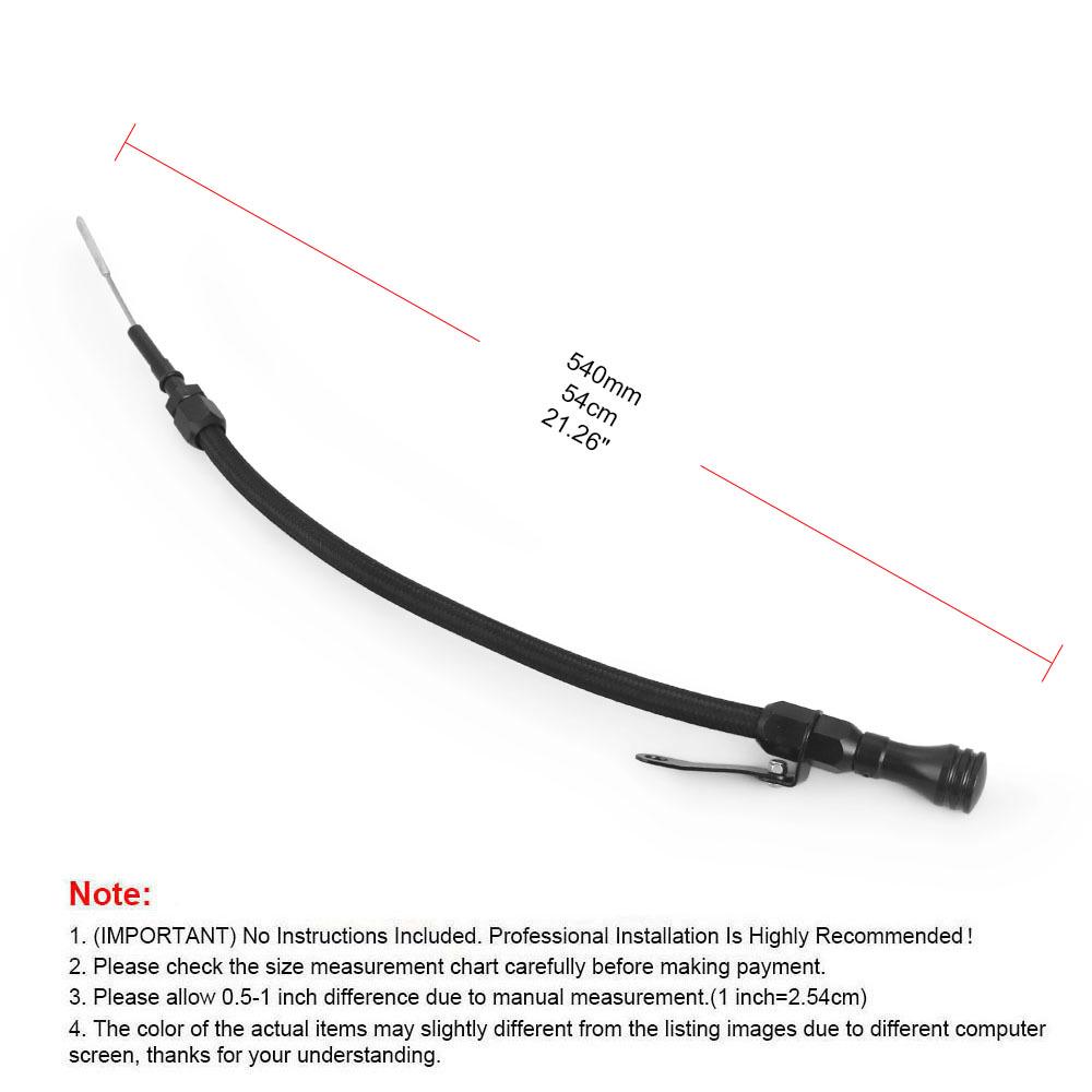 Flexible Stainless Steel Oil Level Dipstick for LSX LS1 LS2 LS6 Engines (4.8L-6.0L)