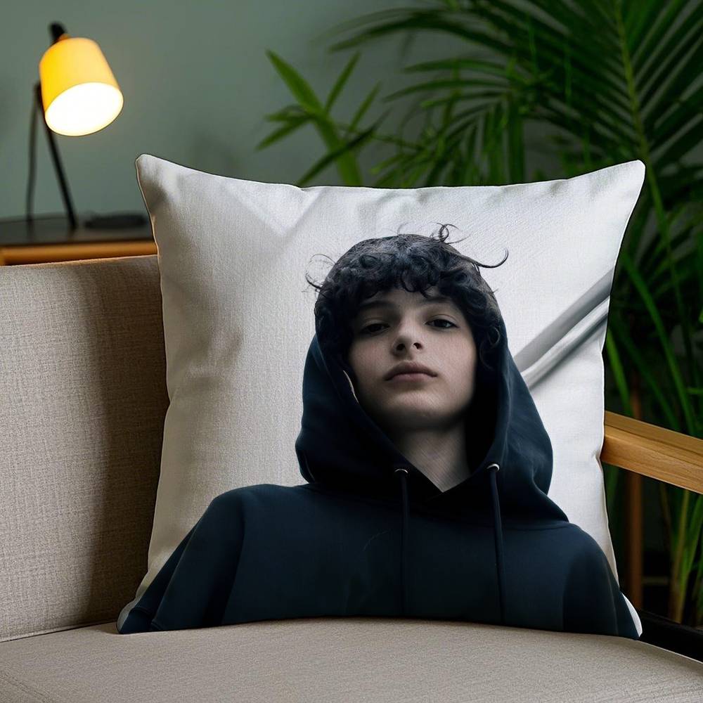 F-finn Wol-lfhard Pillow Case Anti-dustmite Invisible zipper Sofa Bed