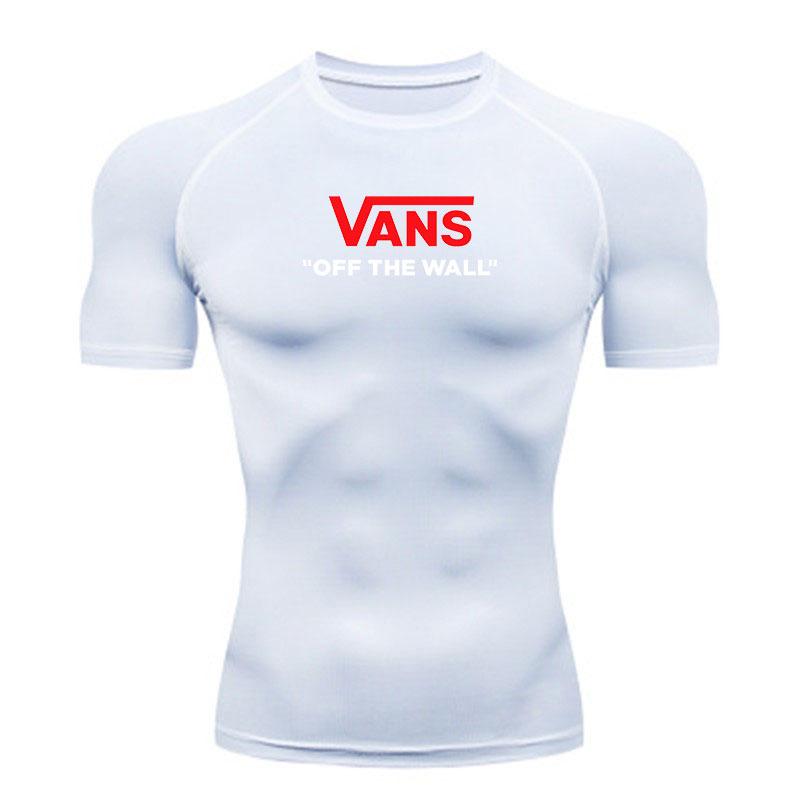 Men's Quick Dry Compression Workout T Shirt Breathable Elast