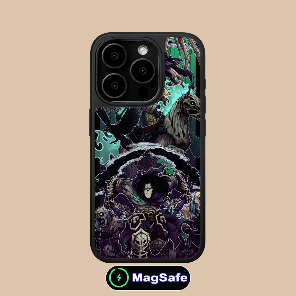 

Игровой чехол Darksiders для мобильного телефона iPhone 17 16 15 14 13 12 11 Air Pro Max Plus Magsafe Матовая поверхность Цветная крышка Красивый iPhone 11