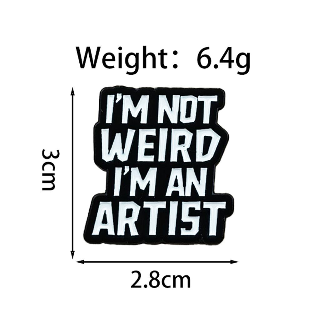 Fashionable Alloy Cartoon Animal Brooch - Geometric Badge for Backpacks