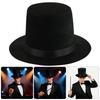Retros Magicians Hat Unisex Fashion Hat Stage Performances Halloween Hat for Stage Performances and Celebrations