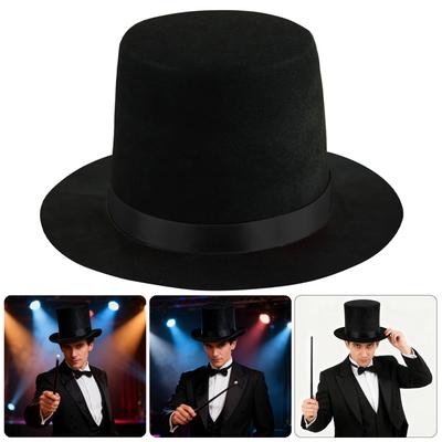 Retros Magikerhatt Unisex Modehatt Scenframträdanden Halloweenhatt för scenframträdanden och fester