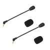 2Pcs Microphone Replacement for HyperX Cloud Flight S Noise Canceling 3.5mm Plug Detachable Mic