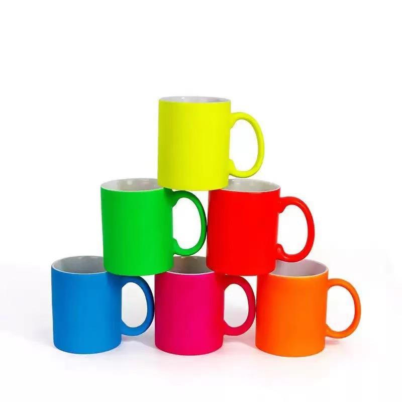 Ceramic Heat Transfer Logo Mug for Sublimation Advertising