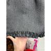 Korean Style Wool A-Line Ruffled Skirt for Petite Women - Spring/Autumn 2026 Arrival, Short Skirt 663C