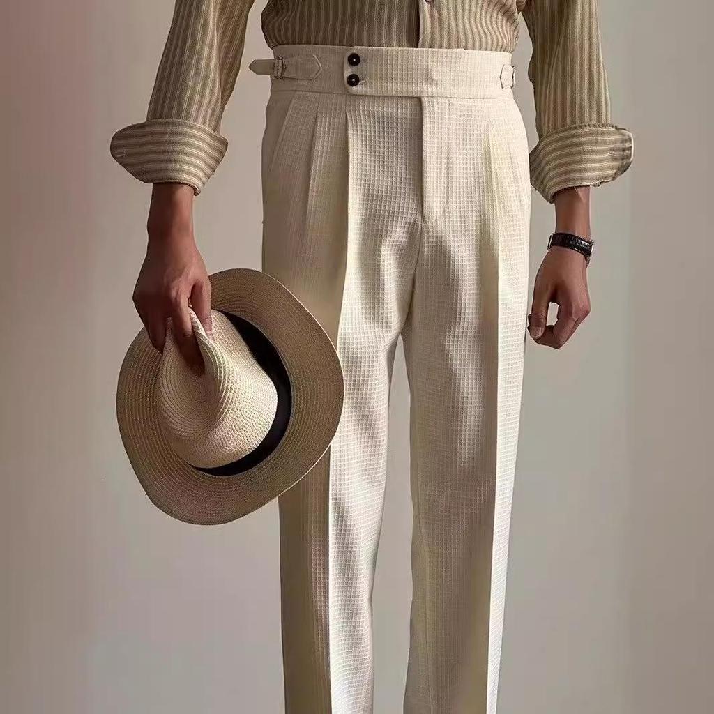 Men's Slim Straight Casual Trousers - Autumn Korean Style