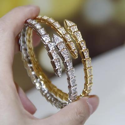 Versatile, Retro Snake Bone Open Bracelet for Women, Snake Shape All-match Bracelet for Women