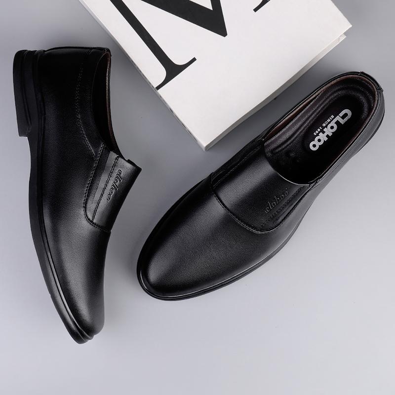 Fashion Genuine Leather Men Shoes Luxury Brand 2024 Classic Slip on Formal Loafers Men Moccasins Italian  Male Driving Shoes Retro Soft