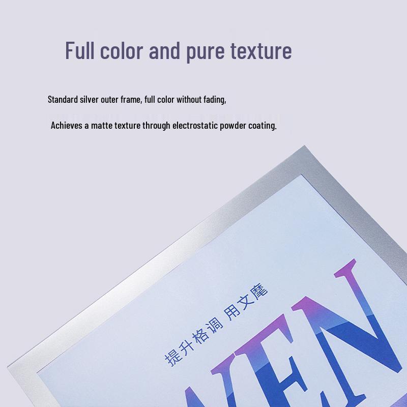 Magnetic Poster Frame - Elevator Advertising Frame, A3/A4 Display Border, Photo Frame, Wall Mount Sticker