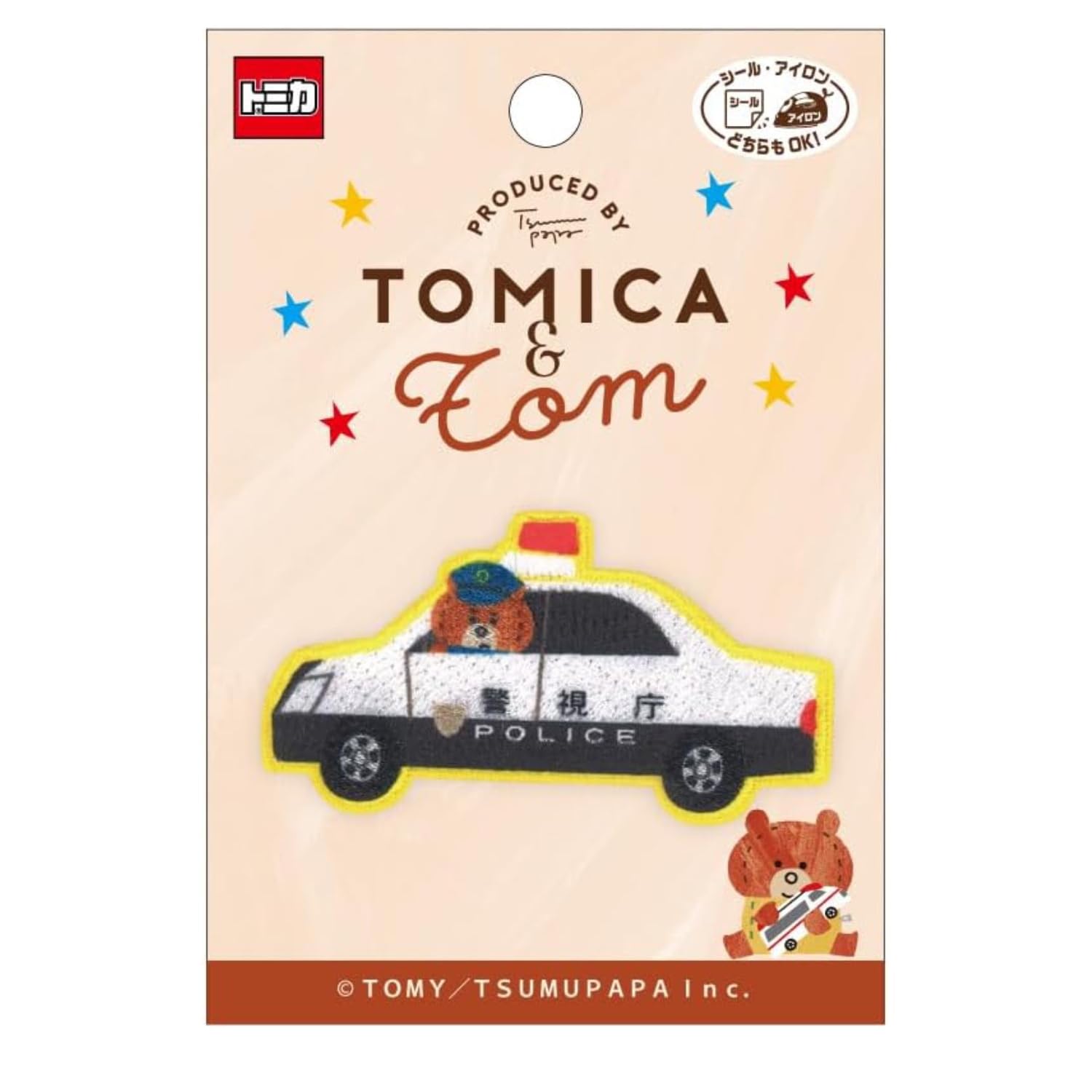 

Патч Pioneer Tomica Tsumupapa Патрульная машина 34 мм x 63 мм x Тип (1 патч) (2.5 2.4 ), Наклейка/Приутюживаемая (TM650-TOM60)