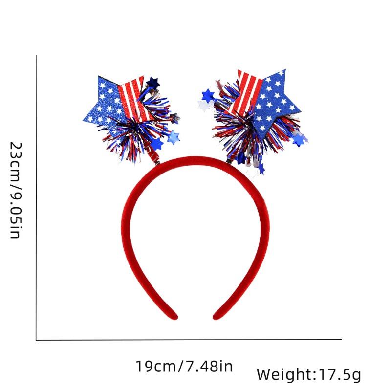 Independence Day Party Glasses & Headbands Set, Festival Hairband Photo Booth Props, Cosplay Holiday Celebration Decor Accessories for Adults & Kids