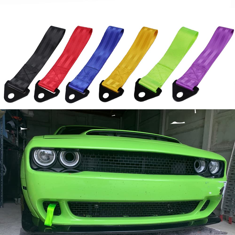 MUTEKI Belt Type Tow Hook Towing Strap with Bolt High