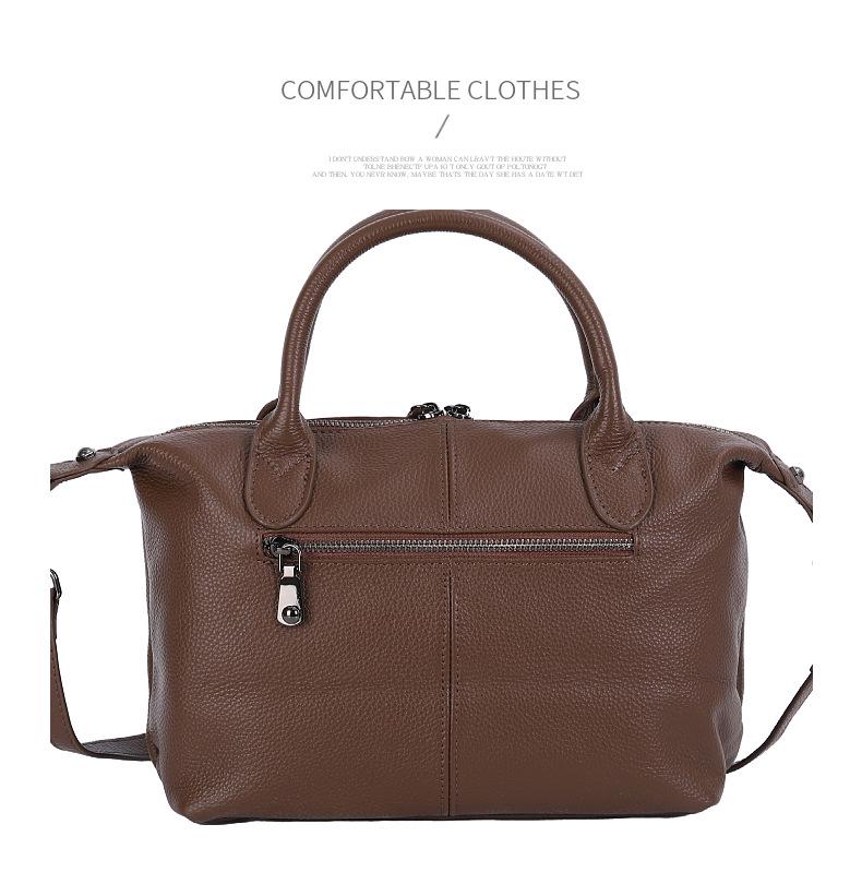 Women's Soft Cowhide Leather Tote & Crossbody Bag