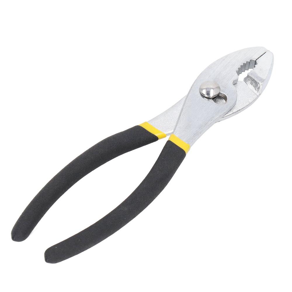 Steel Pliers Slip Joint Pliers Plastic Handle Heavy Duty Pliers Convenient Hand Pliers Home Repair