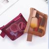 Kosmetická taška na rtěnky Mini Coin Purse Change Storage Bag Retro Color Card Bag Clear Mesh Bag Gift