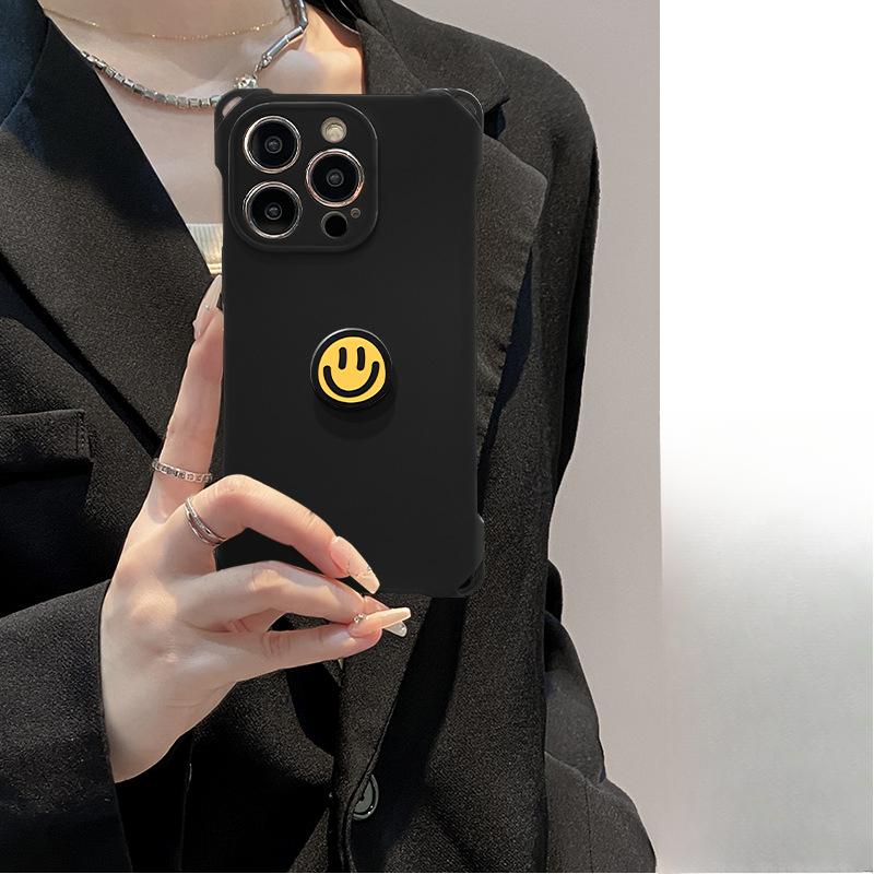 

Подходит для 15 iPhone 14 Simple Smiley Figure 13pm Four Corner Lanyard 12 Мягкий силиконовый анти-падения iPhone XS Max