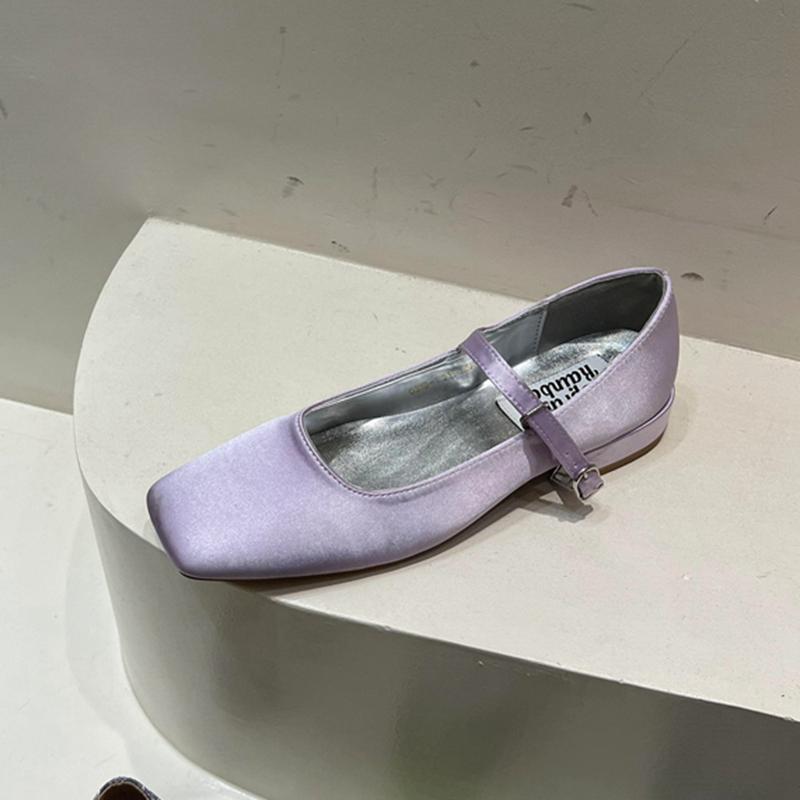 Fashion SUOJIALUN 2025 Summer Women Flat Shoes Round Toe Shallow Soft Ballerina Shoes Ladies Casual Dress Ballet Loafers Classics Mujer