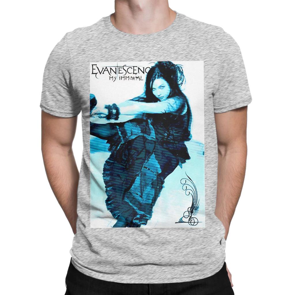 Amy lLee Evanescence Album poster Funny 100 Cotton TShirt Amy lLee Evanescence Tees Tops For Unisex