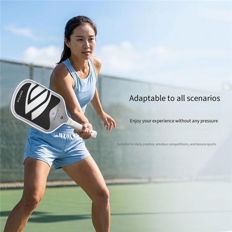 SCLEIKK Omni Pickleball Paddle 16mm T700 Termoformet Kulfiber Professionel EPP Skumkerne Turneringsketsjer