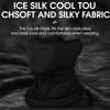 2PCS Breathable Bicycle Face Cover Ice Silk Ice Silk Neck Gaiter Durable Outdoor Face Scarf  Cycling