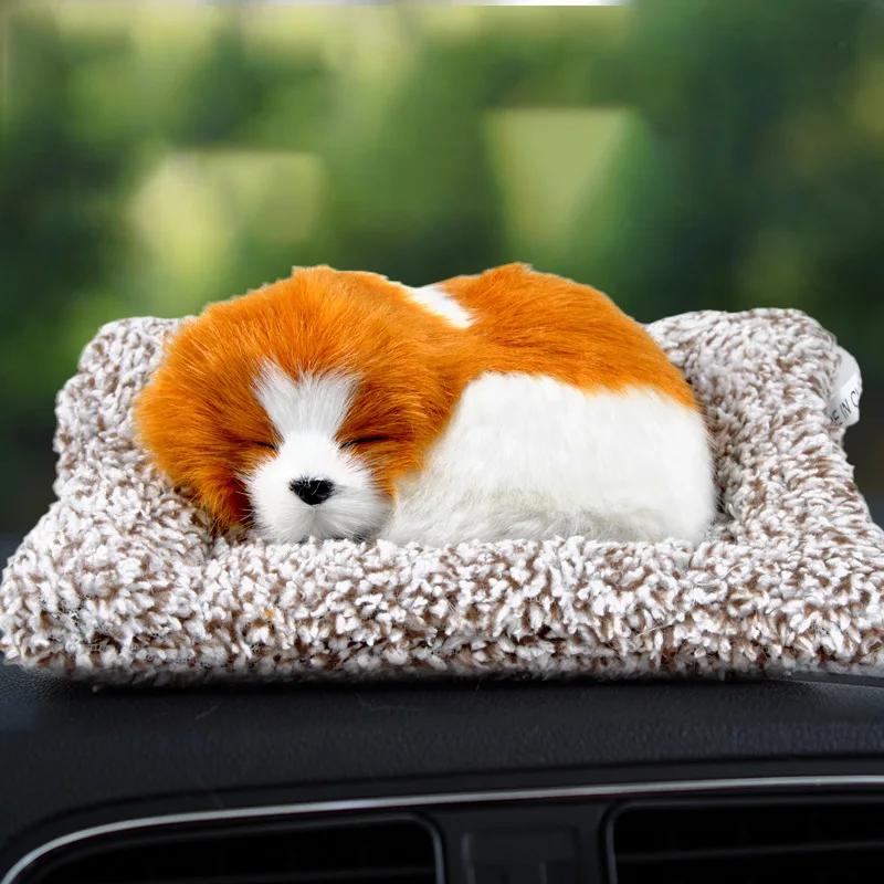Car Interior Simulation Cute Plush Animal Decoration Activated Carbon Deodorizing Car Accessories Decoration