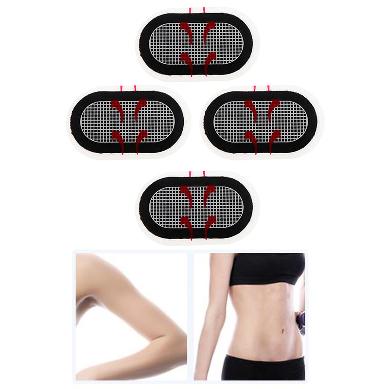 4Pcs Replacement Arm Toning Pads Belt Gel Unisex Patch Adhesive Electrode Pad