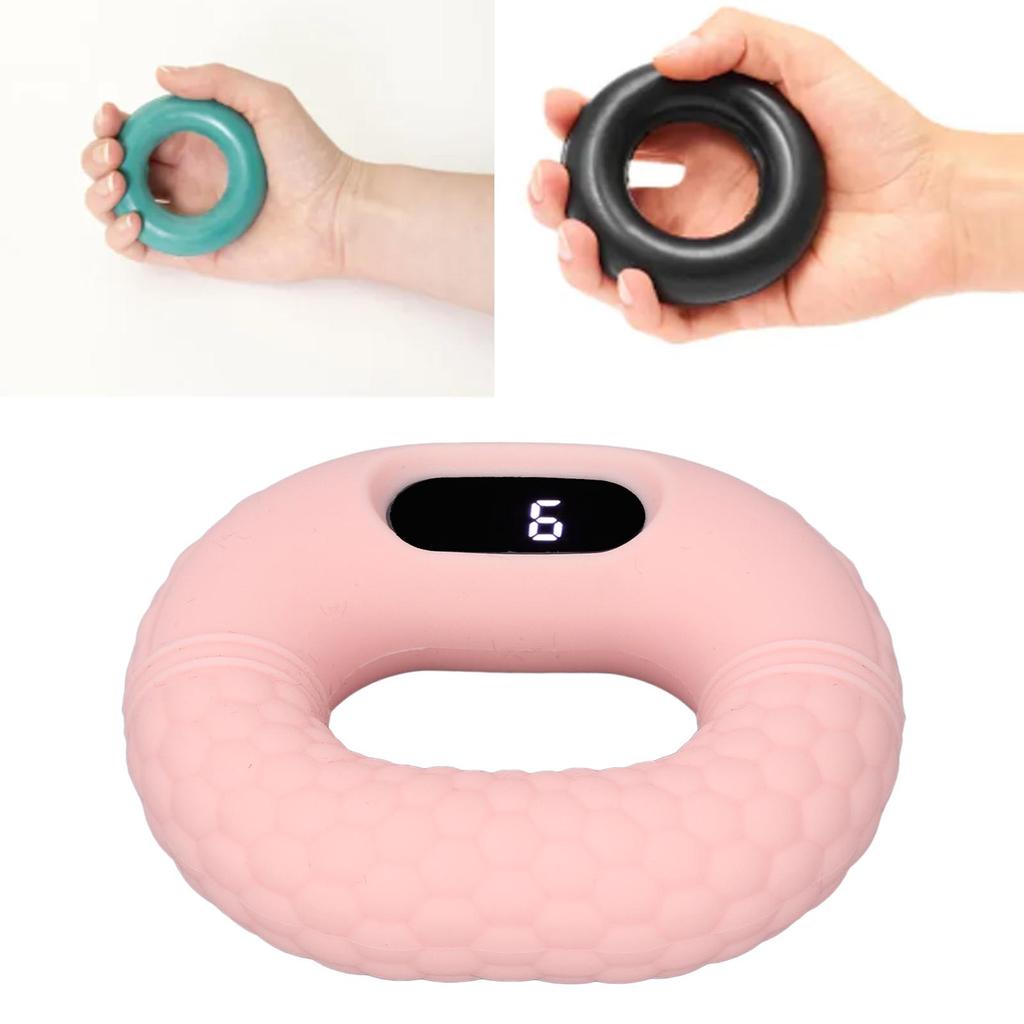 Silicone Hand Grip Strengthener Muscle Training Strength Hand Strengthener Grip with Counter Display