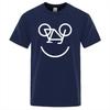 bicycle reverse Letter Funny Printing Men Women T Shirts Fashion Comfortable Top Regular Sleeve Short Sleeve Large Size Tshirts