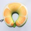 Convenience Travel Portable Fruit U Shaped Pillow Cushion Nanoparticle Neck Pillows Cervical Pillow Fruit Pattern Travel Pillows