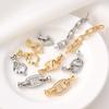 Luxury  Clasp Charms Jewelry Accessories, Brass Pave Zircon Climbing Button Necklace Pendant Bracelet Connector Jewelry
