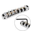 Electric Guitar Bridge Drawstring Plate Upper and Lower Split Bridge Ball Roller Adjustable 6 String Pull String Board