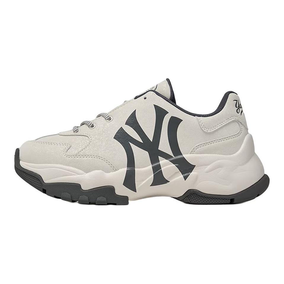 MLB Synthetic Leather Chunky Sneakers Unisex 3ASHCV16N-50IVS