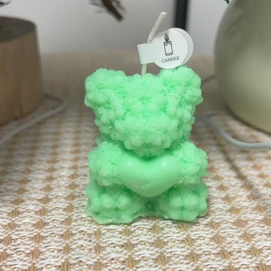 Valentine's Day Rose Bear, Aromatherapy Candles, Ornaments, Wedding Party, Atmosphere, Home Decoration, Gift to Goddess, Styling Candles