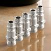 2/5pcs 32mm Quick Release Euro Fittings With Male 1/4" BS-P Thread Compressed Air Line Coupler Connector For Air Compressor
