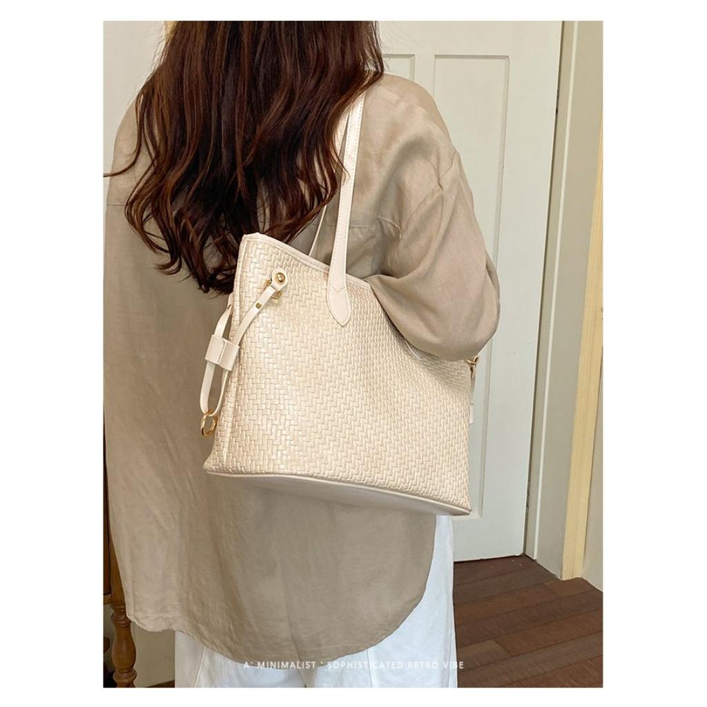 Tote Bag Unisex PU Large Capacity Office Daily