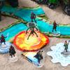 Dungeons & Dragons Miniature DND Starter Set for Beginners, D&D 5E, 20 Mini Flat Plastic Figures, for Pathfinder, Tabletop RPG, Game Accessories, DM G