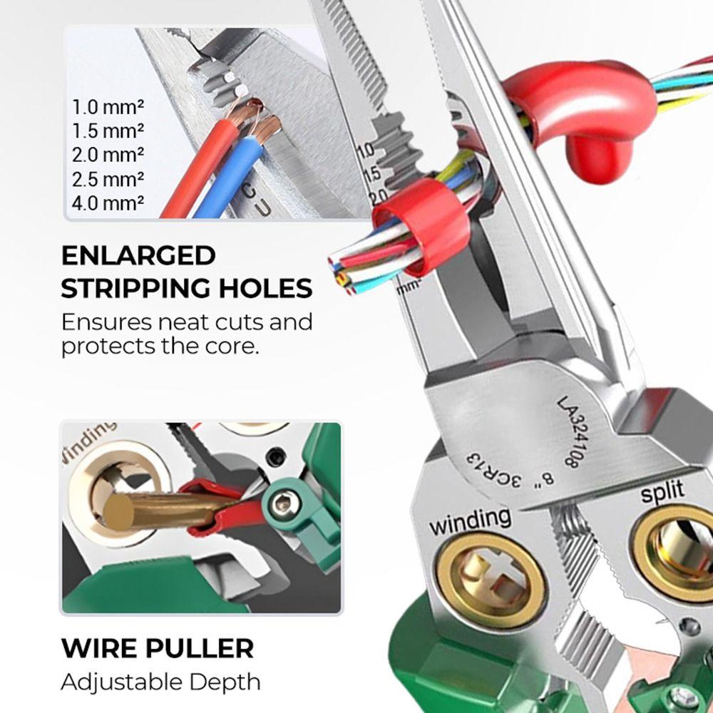 Wire Stripping Insulation Wire Stripping Pliers Multifunction Electrician Tools