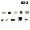 250PCS Tactile Push Button Switch  Momentary Tact For SMD 10Value Kit