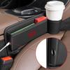 XKHI6 Car Seat Gap Organizer Leather Storage Box Interior Accessories for Kia Sportage Rio Picanto Morning Stonic Ceed Niro Sorento