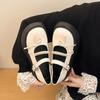 New Fashion French Platform Heightened Mary Jane Shoes Women's Versatile British Style Small Leather Shoes