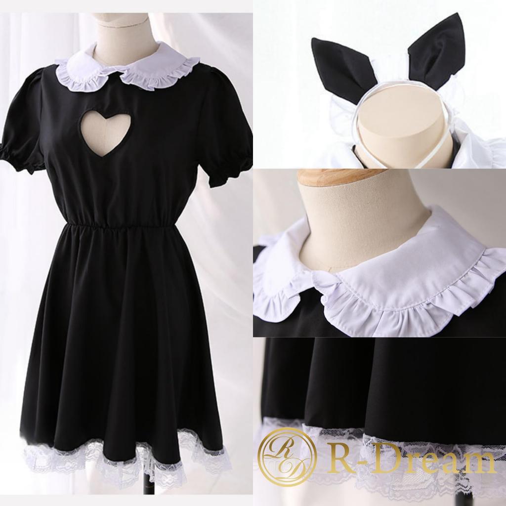 Maid Plus Lace Sexy XJ R-Dream Costume, Size, Cosplay, Sexy, Erotic, Costume, Chubby, Cute, Lolita, Erotic, Moe, Extreme, Women's, Outfit, XL, 2XL,
