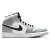 Air Jordan 1 Mid Smoke Grey Men Sneakers Light-Smoke-Grey Black White 554724-092