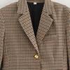 Spring 2025 Women's Houndstooth Belted Slim Fit Suit