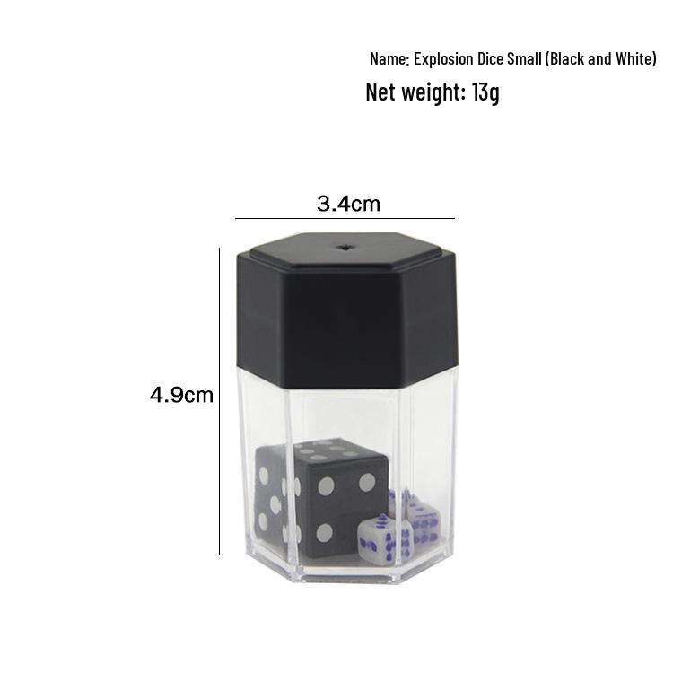 New Magic Toy: Large Explosion Dice Transform into Small Dice - Kids' Interactive Close-up Magic Prop
