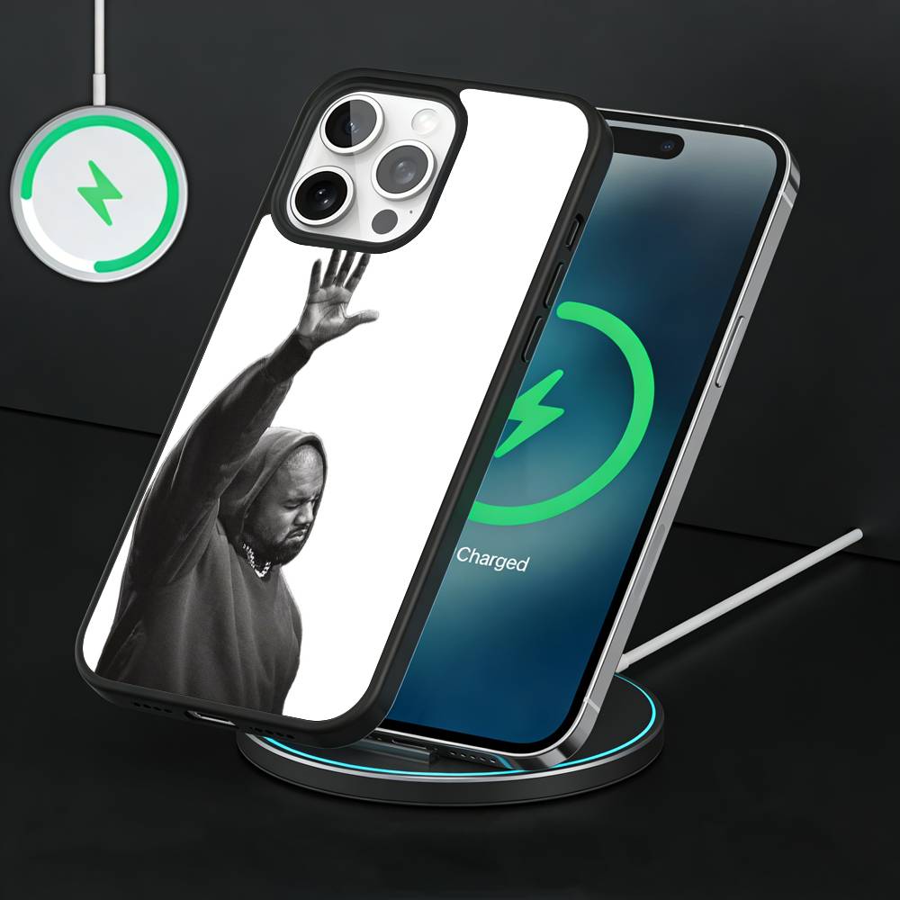 Singer Kanye West Ye Phone Case For iPhone17,16,15,14,13 Plus,Pro Max Magnetic For Magsafe Wireless Charging iPhone15